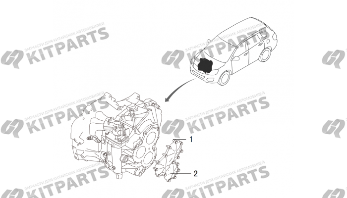 ЗАДНЯЯ КРЫШКА Haval H6