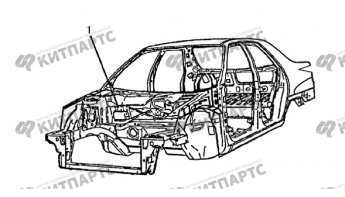 Кузов в сборе Dong Feng S30