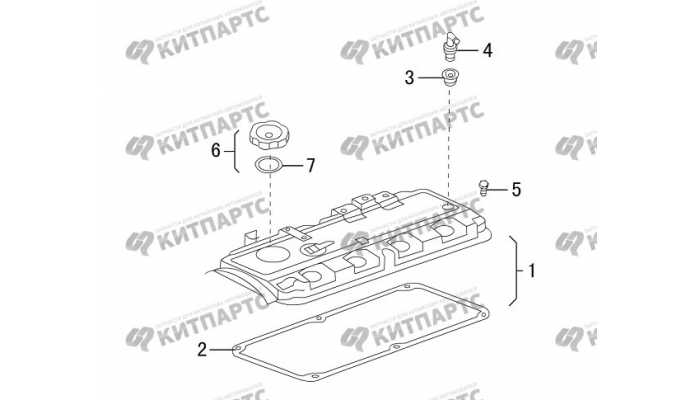 Крышка клапанная Great Wall Hover H3 New